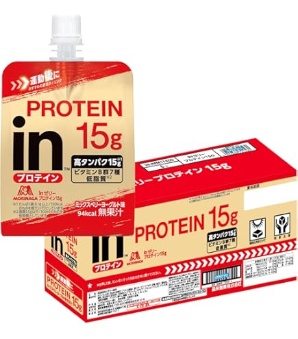 Amazon.co.jp: ウイダー 森永製菓 inゼリー 5種類×6個 計30個セット